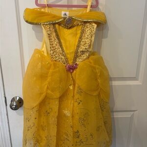 Disney Golden Princess Dress with Sparkling Details
